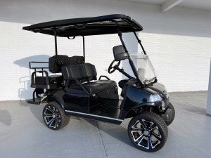 2022 Black Out Evolution Classic 4 Plus Golf Cart 024